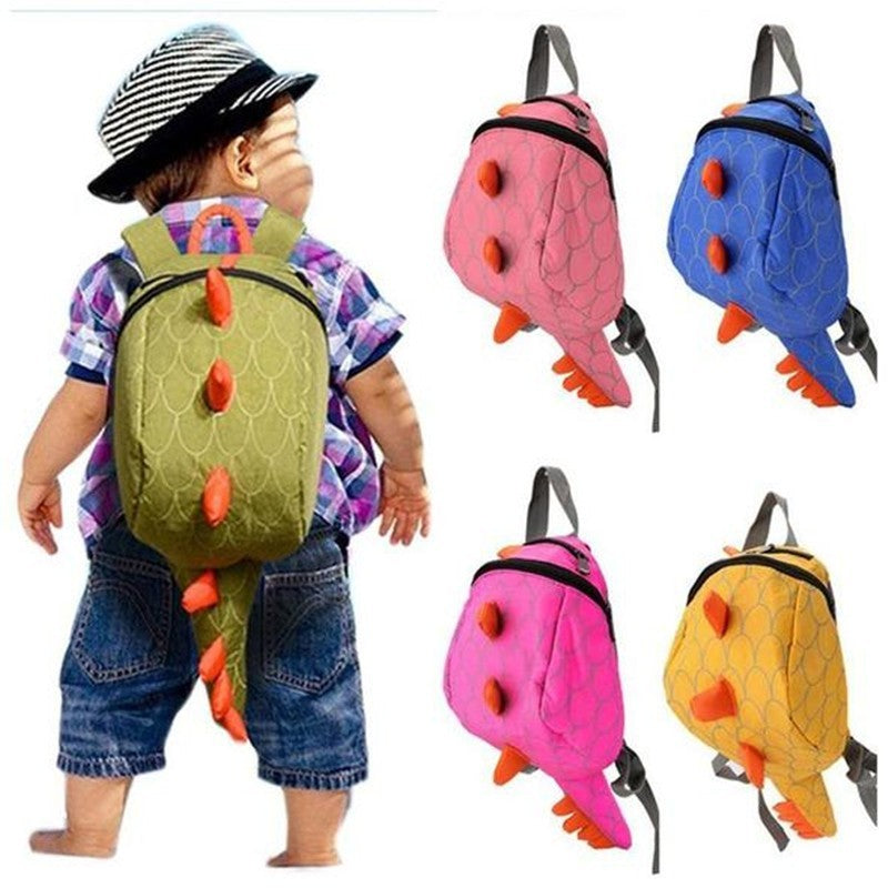 Kids Dinosaur Canvas Mini Backpack Regular Fit For Kids