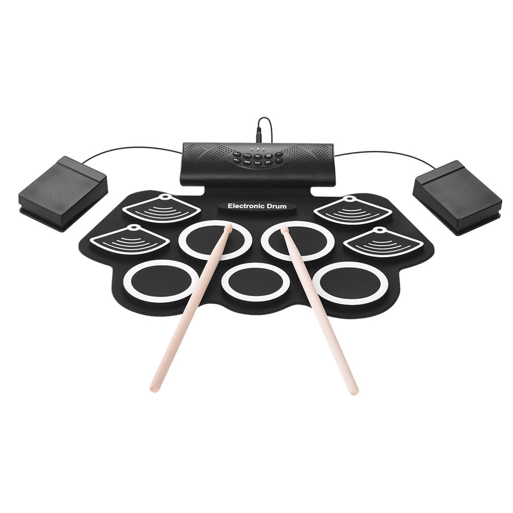 Portable Foldable Silicone Hand Roll-Up Electric Drum Kit
