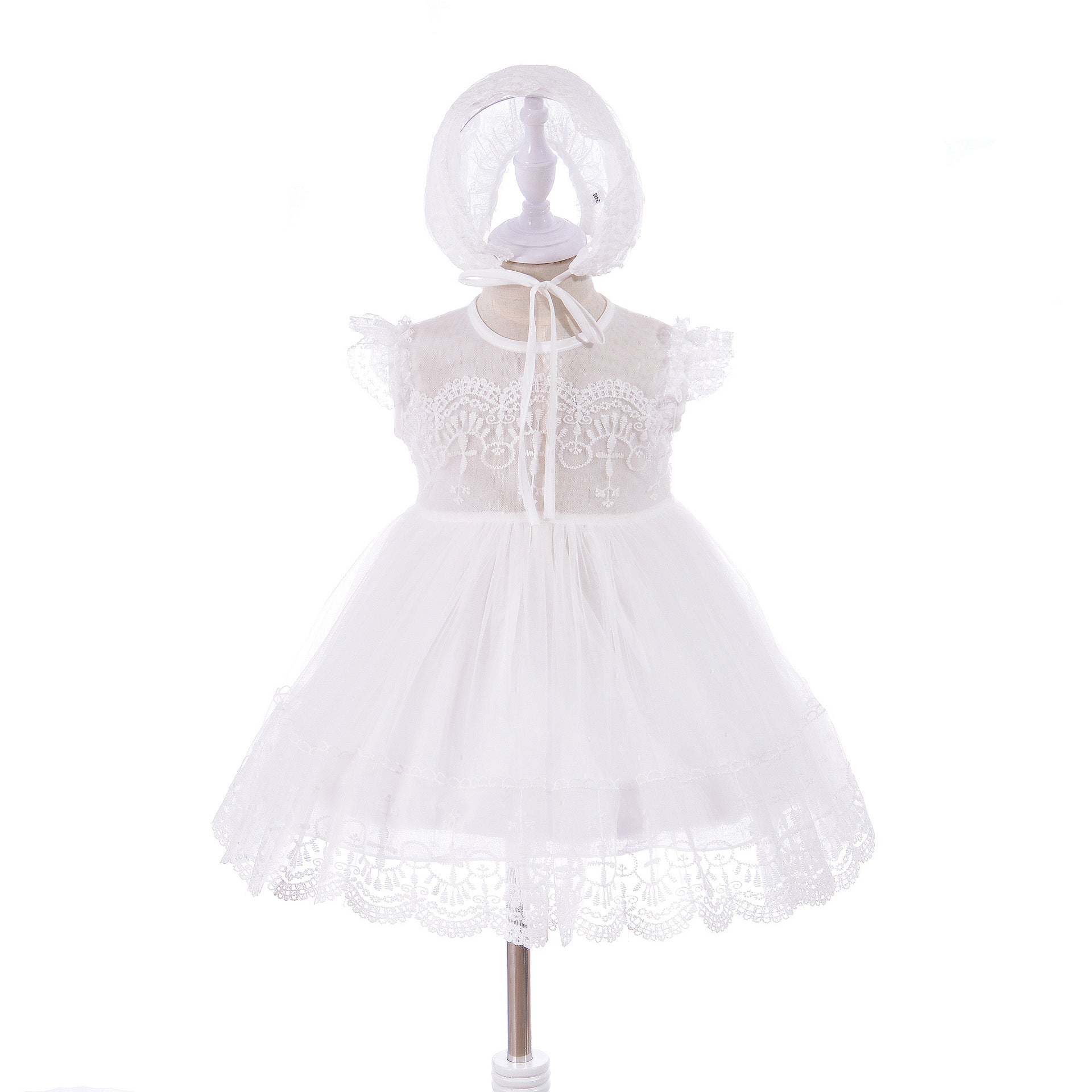 Girls Princess Full Moon Dress Breathable Lightweight Baby