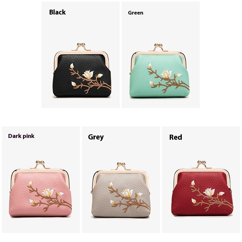 Embroidered Multi-functional New Portable Mini Wallet