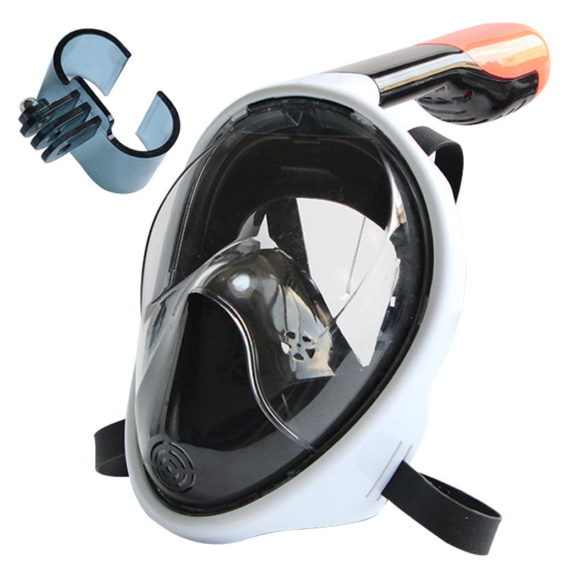 Silicone Snorkel Mask Full Dry Anti Fog For Snorkeling