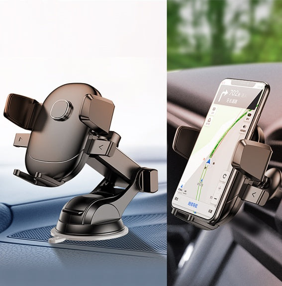 Car Phone Holder with Suction Cup – Secure Mount for Dashboard or Windshield