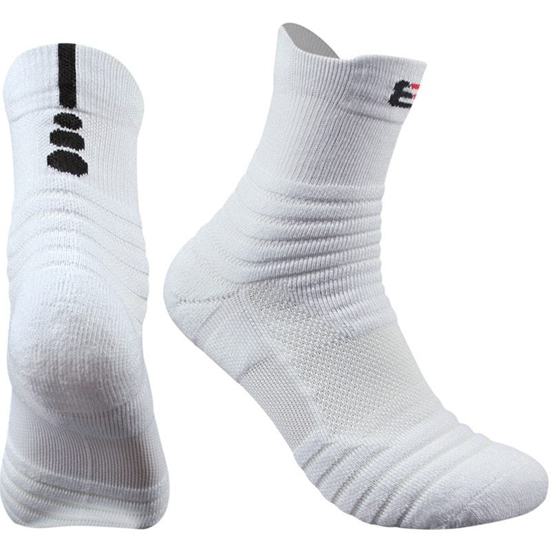Pure Color Cotton Blend Socks
