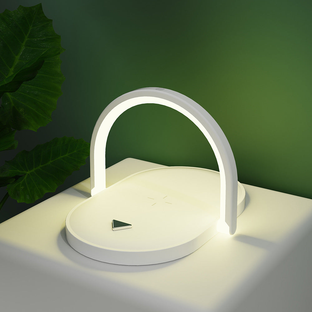 3-in-1 Foldable Wireless Charger & Night Light, 15W Qi Charging Station for iPhone, Apple Watch & AirPods