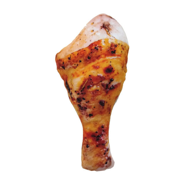 Squeaky Veggie & Drumstick Pet Chew Toy