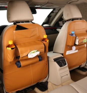 Leather Car Seat Side Organizer Box – Gap Filler Storage