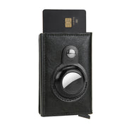 Mens Slim Card Holder Wallet Carbon Fiber AirTag Slot
