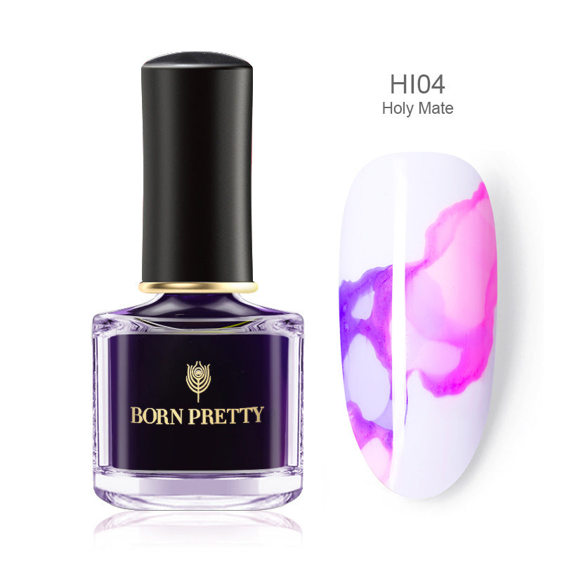 Marbled Painted Nail Polish