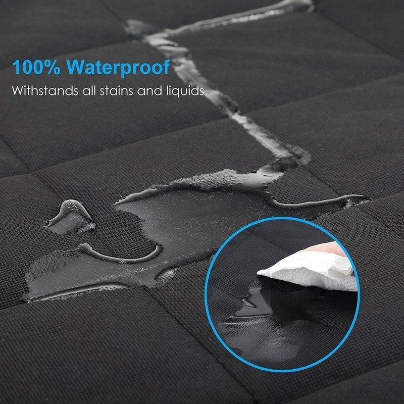 Thick Quilted Waterproof Pet Car Mat – Non-Slip Seat Cover