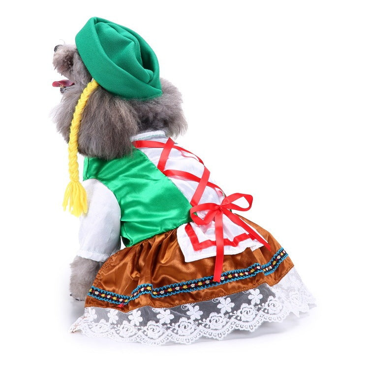 Pet Christmas and Halloween Costume – Creative Funny Outfit for Dogs, Cross-Border Pet Clothes