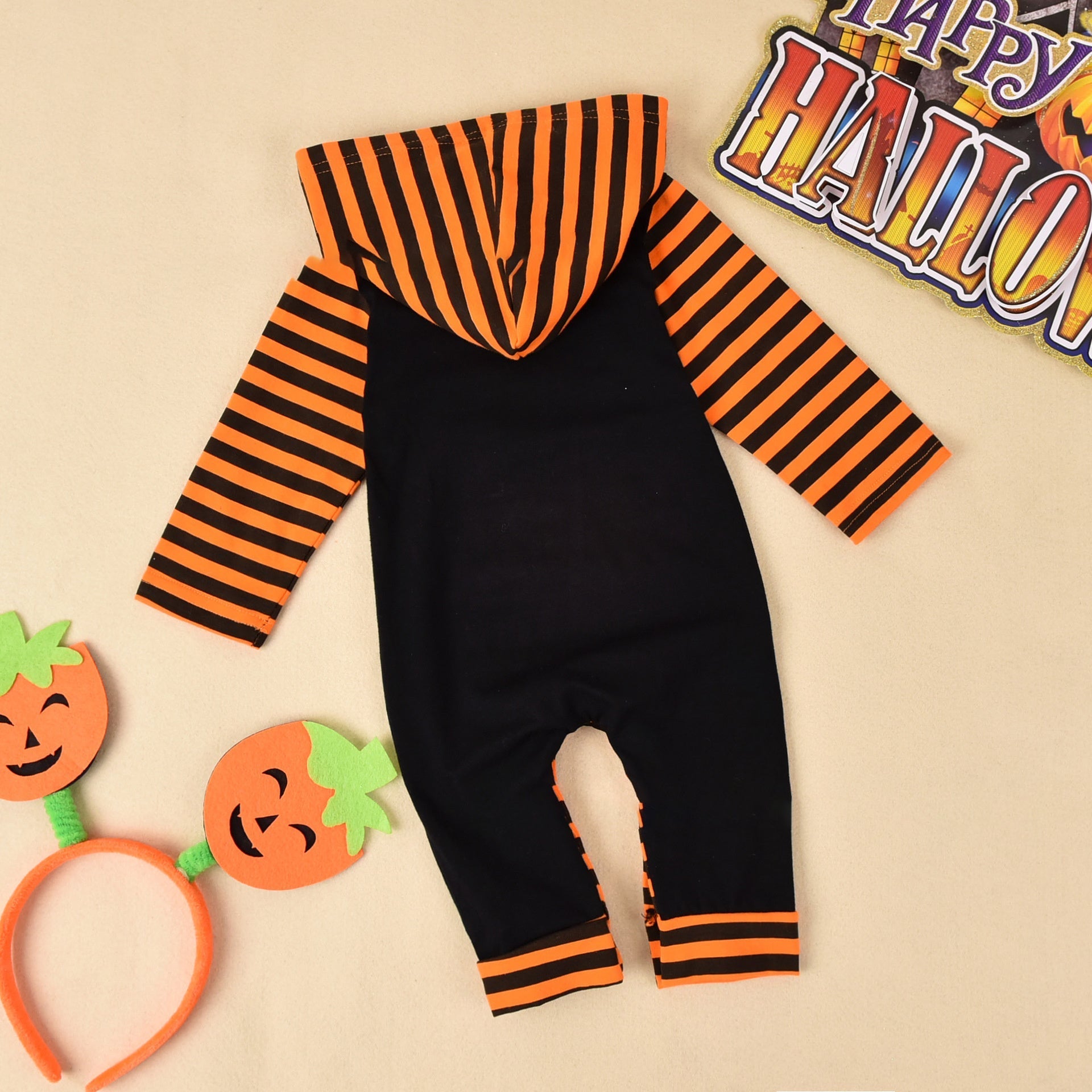 Unisex Hooded Cotton Baby Romper Regular Fit Costume