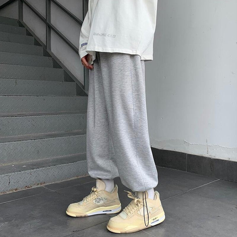 Men’s Ninth-Length Loose Sweatpants – Spring & Autumn
