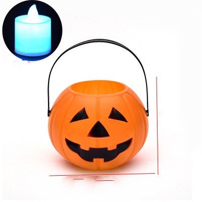 Halloween Glowing Pumpkin Ring – Light-Up Lantern Prop and Party Gift