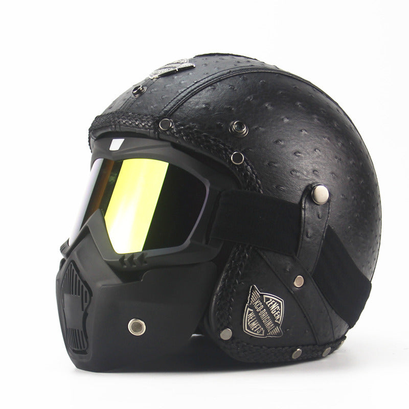 Handmade Four Seasons Retro Halley Helmet