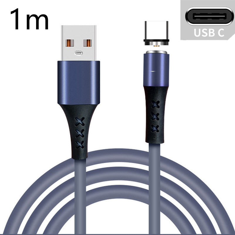 Silicone Fast Charging Mobile Phone Data Cable