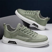 Retro Elastic Band Low Top Cloth Lined Men's Regular Shoes