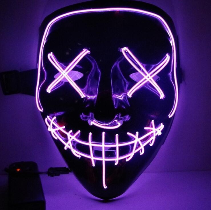 Flexible, Safe LED Party Mask with Customizable Shapes