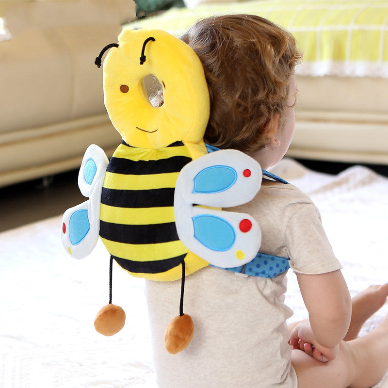 Baby Head Protection Pad – Cute Beetle Design for Crawling & Walking Safety