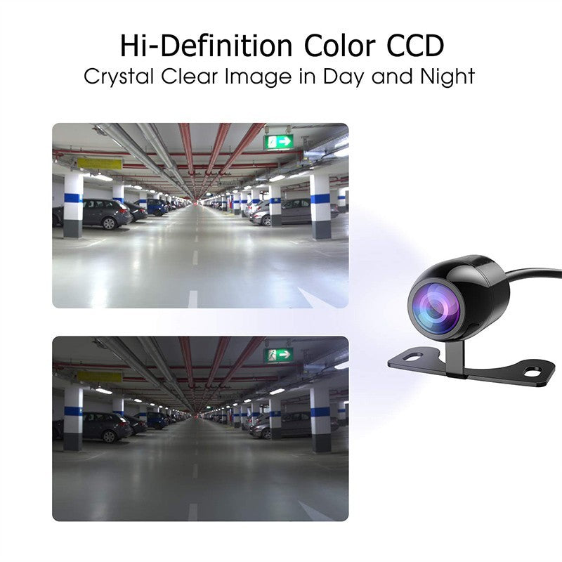 Small Butterfly Reversing Camera – HD Waterproof Rear View with Reference Lines