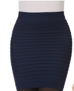 Women’s High-Waist Mini Skirt – Summer Thin Candy-Color A-Line