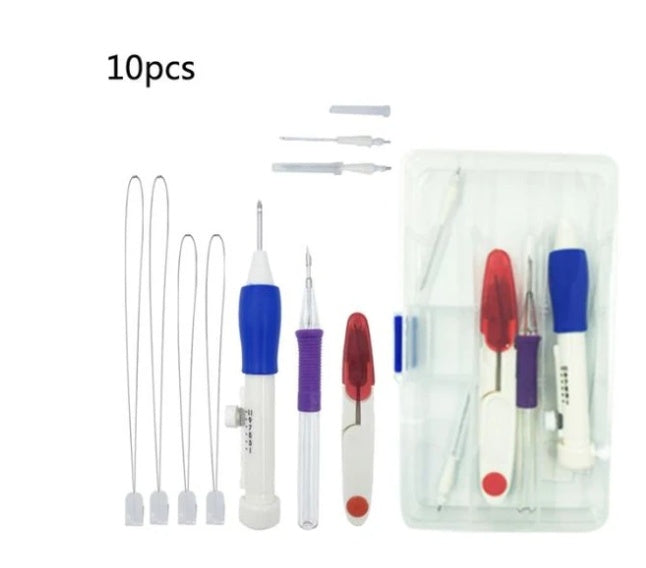 DIY Embroidery Set with 50 Threads – Sewing Kit for Craft Projects