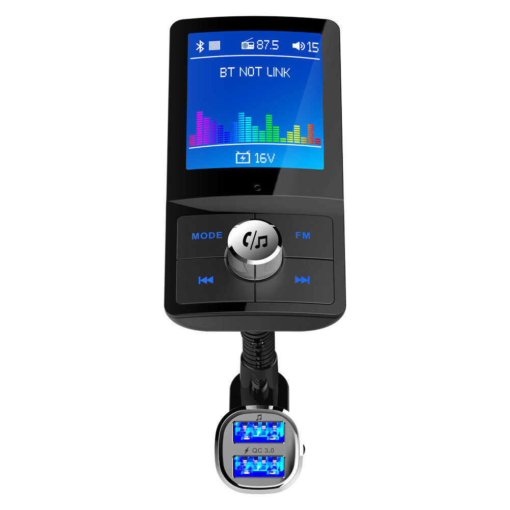 Car Bluetooth FM Transmitter QC3.0 – Dual USB Fast