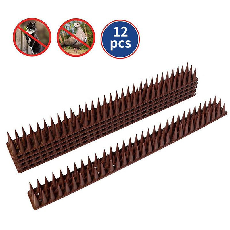 Durable Plastic and Stainless Steel Anti-Bird Thorn Spikes for Long-Term Bird Deterrence