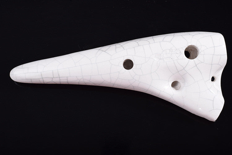 Submarine small Ocarina 12 hole treble C adjustable porcelain flute