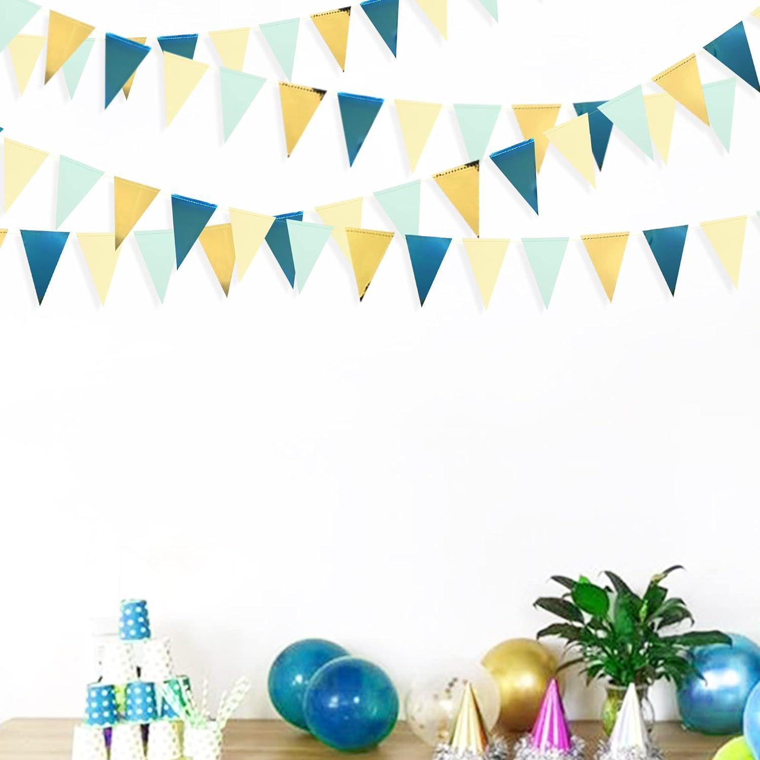 Triangle Hanging Flag Birthday Wedding Party Decoration Supplies Bunting Holiday Scene Layout Banner