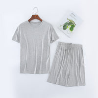 Light gray round neck