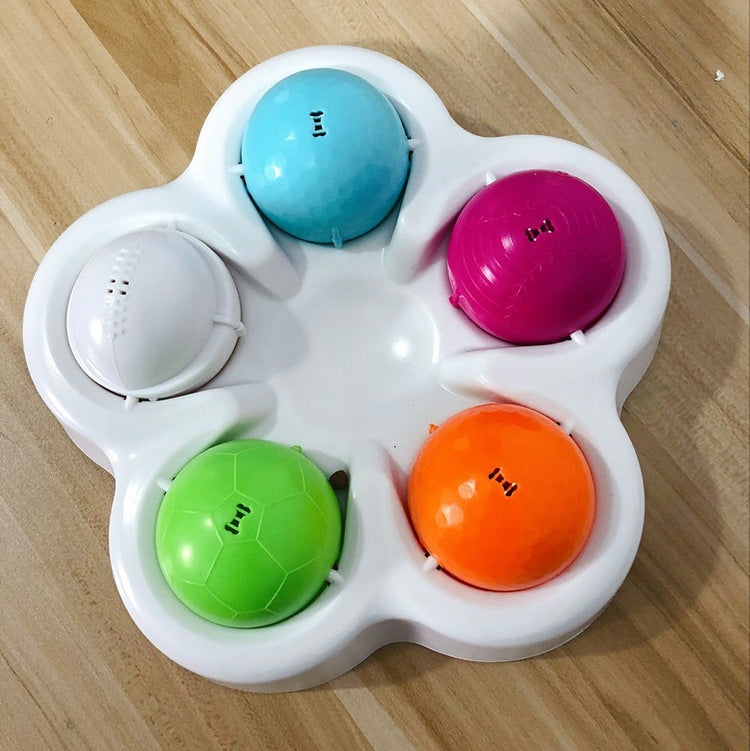 Durable 22cm Diameter Pet IQ Educational Slow-Feeding Food Toy