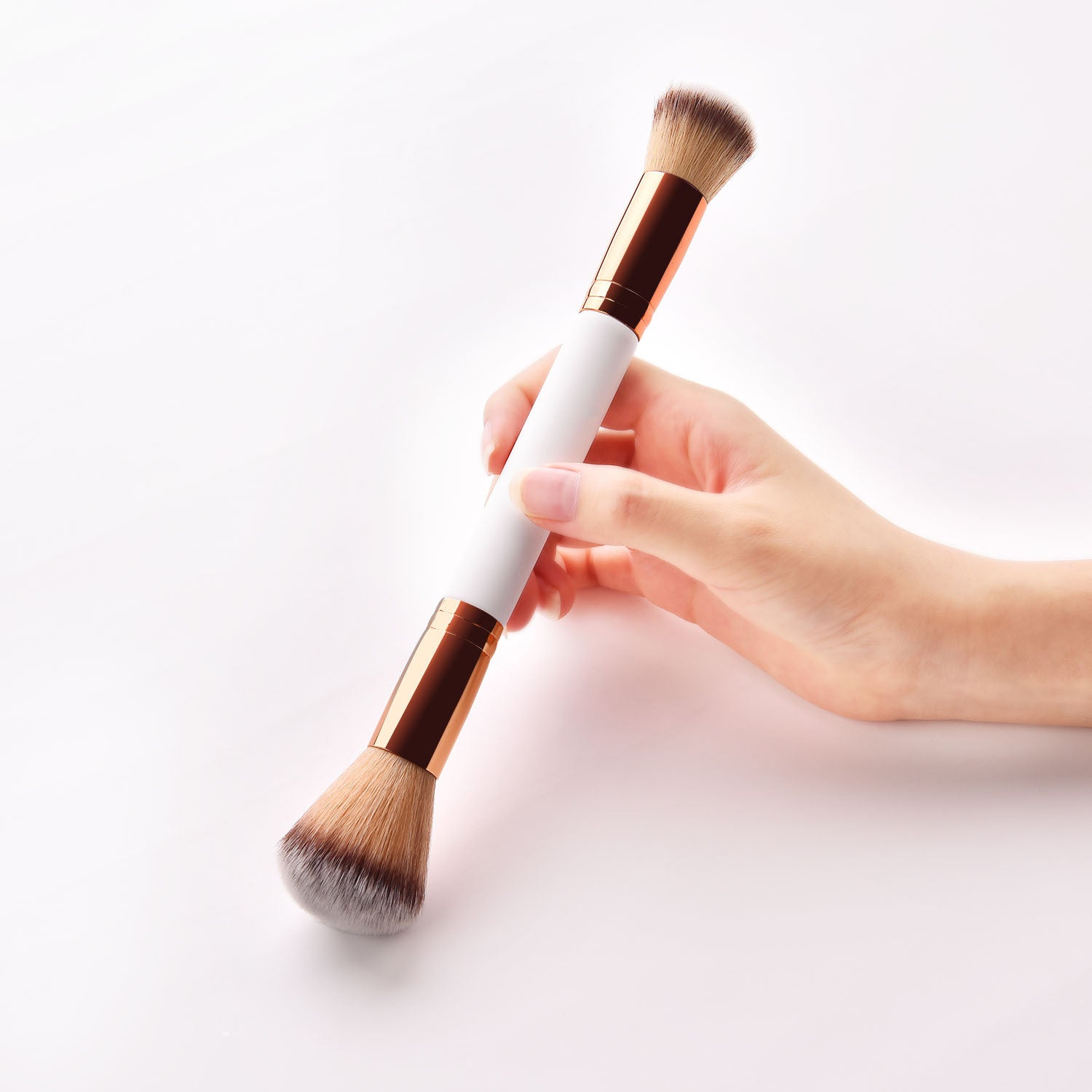Double-Head Makeup Brush – Foundation & Blending Beauty Tool