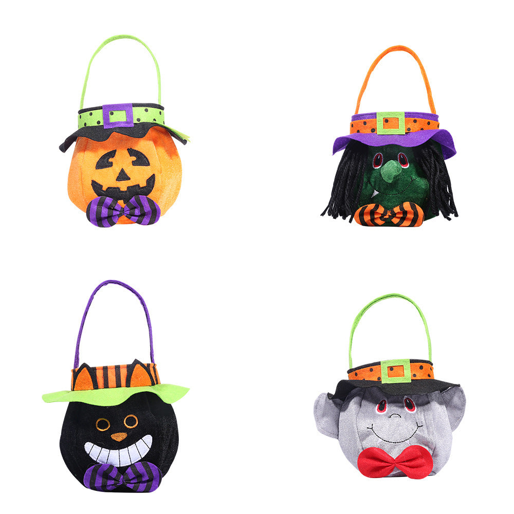 New Halloween Decorations Hooded Round Handbag