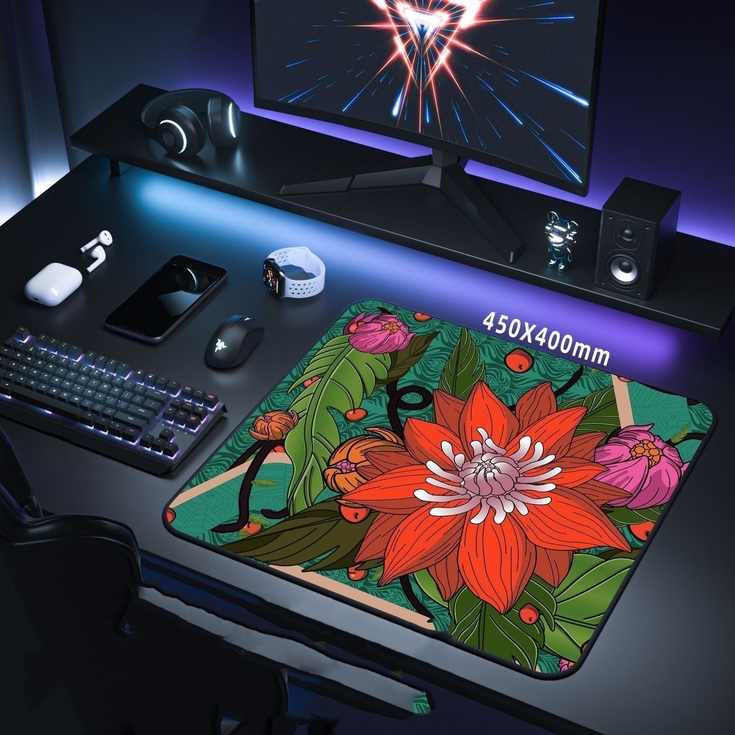 E-sports Mouse Pad Thickened Fine Rice Noodles Wild Lotus Table Mat