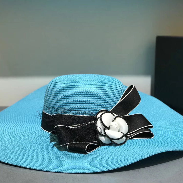 Women Retro Fashion French Sun Hat Seaside Vacation
