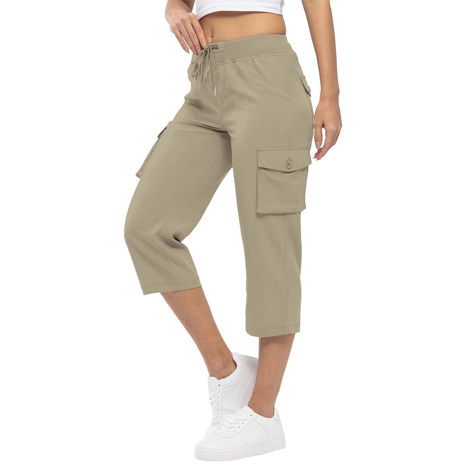 Cotton Casual Pants – Women’s Loose Fit Breathable Everyday Trousers