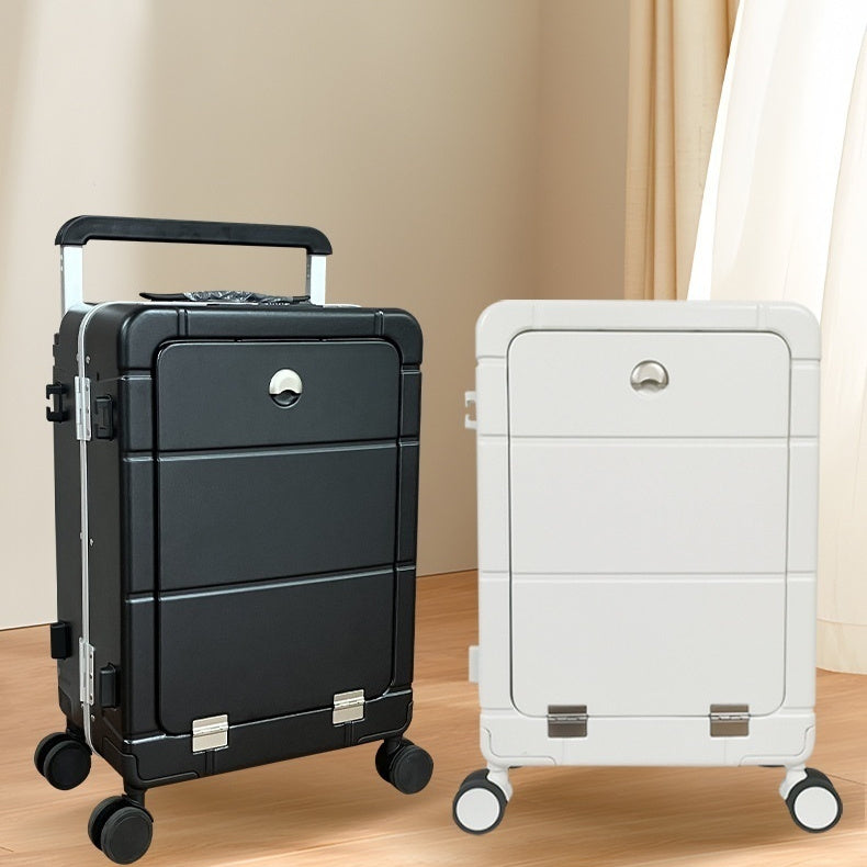 20 Inch Front Opening Waterproof Luggage Polyester Unisex