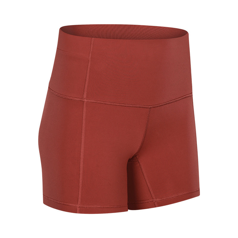 High-Waist Hip-Lifting Sports Shorts – Women's Tight Fit Fitness Pants