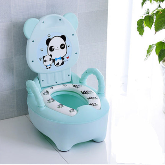 Portable Children’s Potty Toilet Seat with Backrest – Comfortable Baby Basin