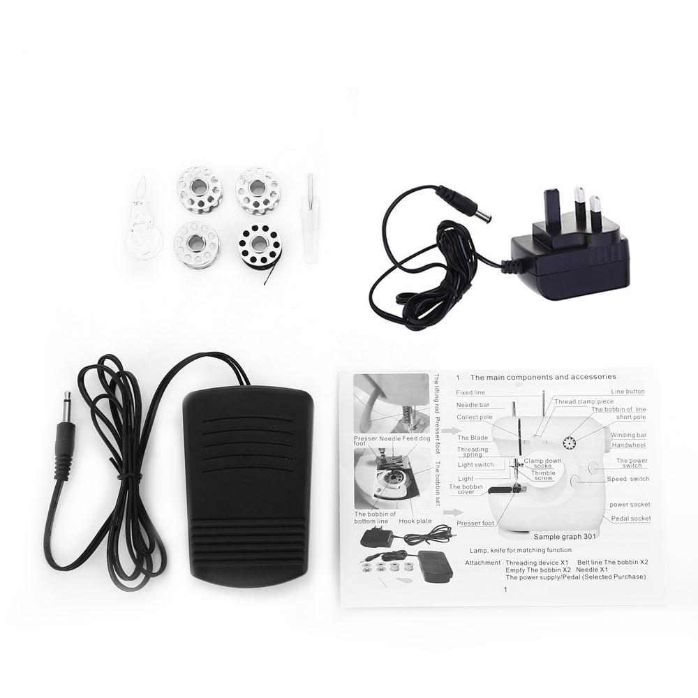 Stainless Steel Frame Mini Portable Sewing Machine Home Use