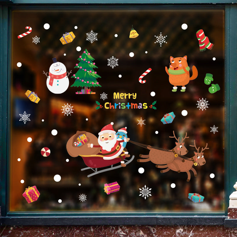 Christmas Glass Window Stickers Decoration