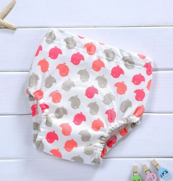 Baby Infant Toddler Cotton Training Pants – Reusable Cloth Underwear for Girls
