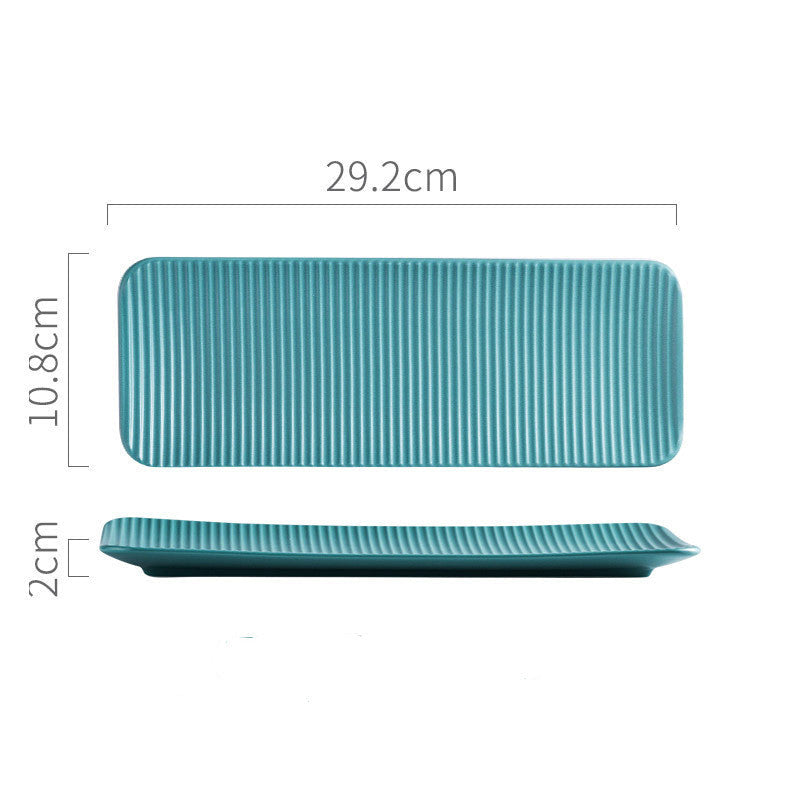 New Bone China Sushi Plate Rectangular Serving Dish