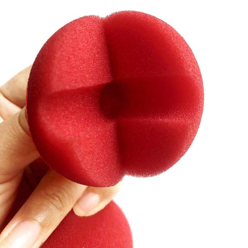 Clown Nose and Wig Set – Funny Red Big Nose Costume Props for Halloween, Children’s Day, and April Fool’s Day