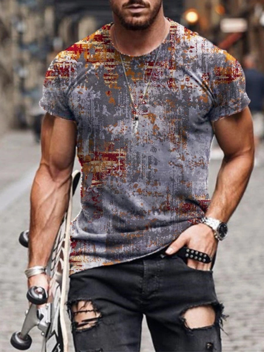 Men's Printed Short-sleeved T-shirt