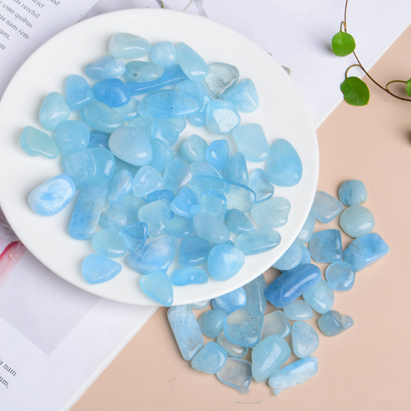 Household Natural Aquamarine Aquarium Crystal Gravel