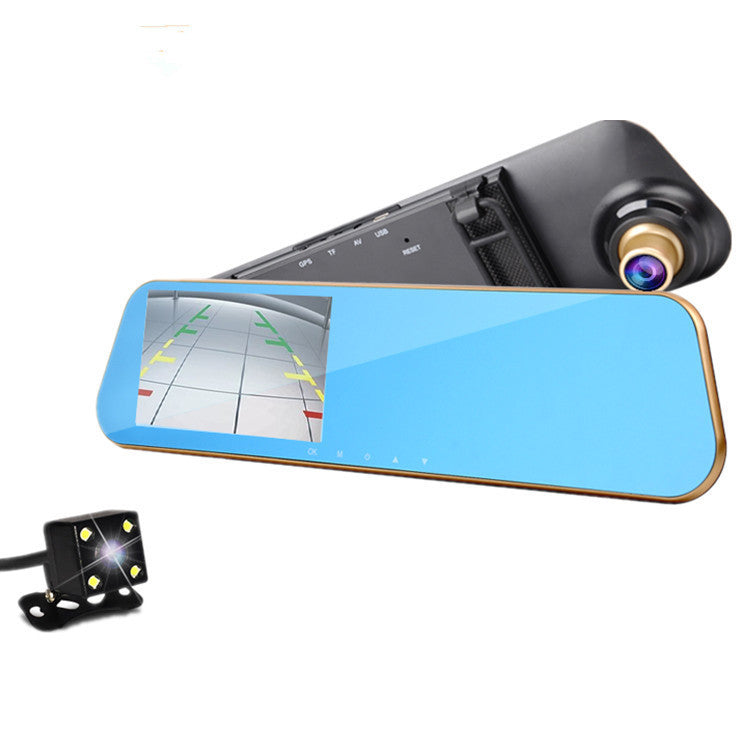 Rearview Mirror Dash Cam – HD Driving Recorder with Wide-Angle Lens
