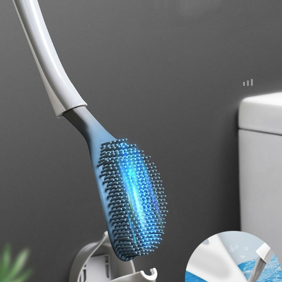 Silicone Bathroom Cleaning Kit – Non-Scratch Scrub Brushes for Tub, Tile & Sink
