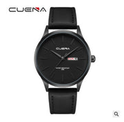 Slim Men's Stainless Steel Belt Quartz Watch Waterproof