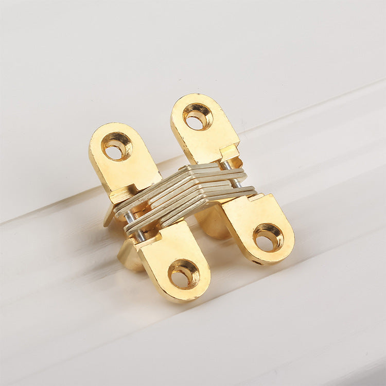Small Zinc Alloy Invisible Folding Door Hinge